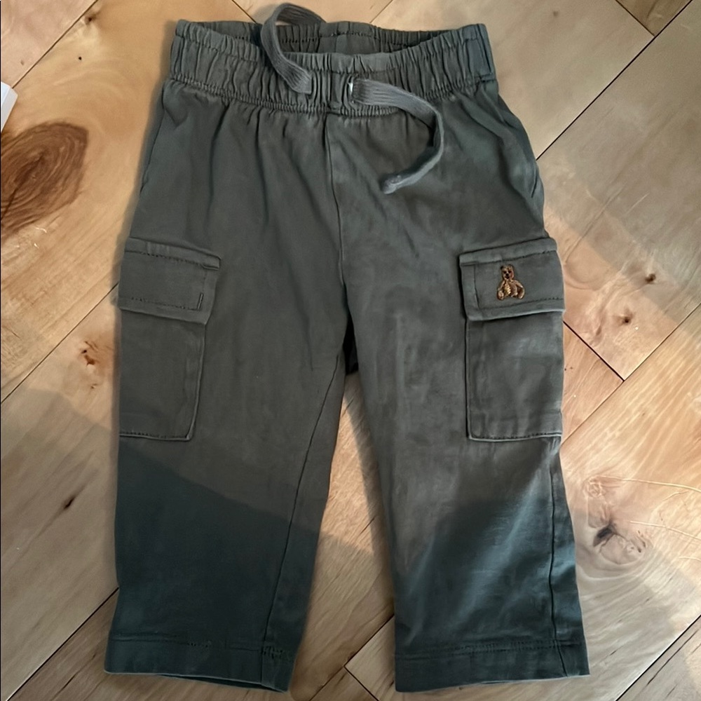 GAP Green Casual Cropped Pants